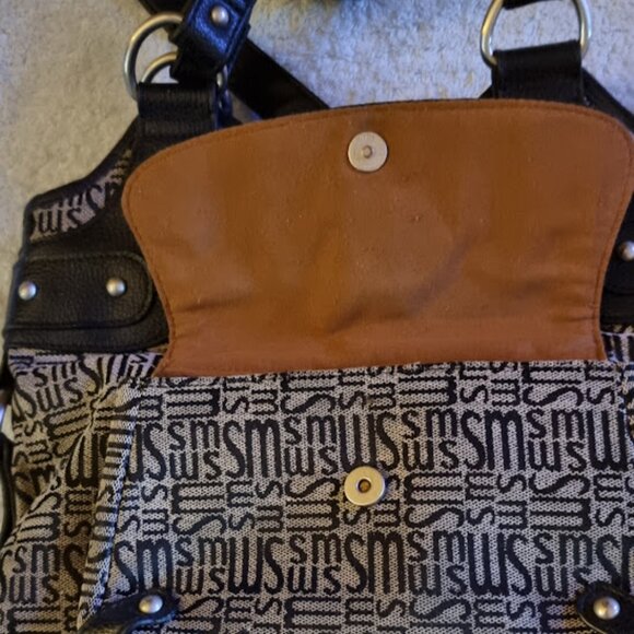 Stone Mountain Signature Medium Shoulder Bag, Double Handle. - Picture 5 of 8